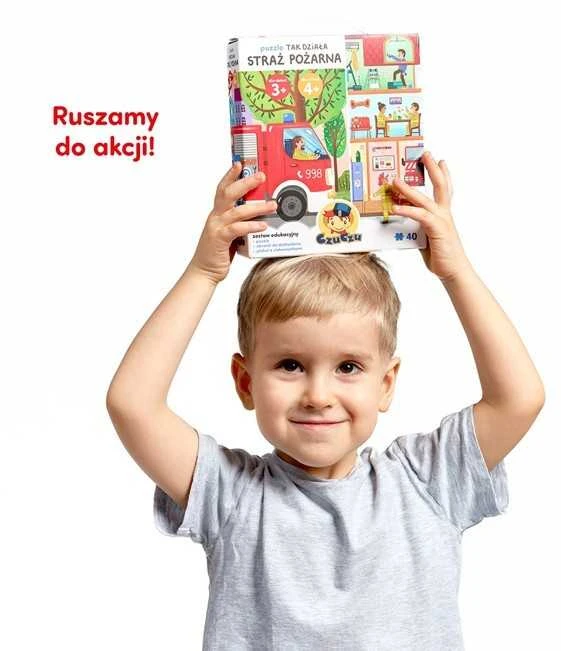 CzuCzu galvosūkis Taip dirba ugniagesiai 40 vienetų + mokomasis plakatas