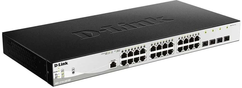 Šakotuvas D-Link | Metro eterneto jungiklis | DGS-1210-28P/ME | Tvarkoma L2 | Montuojamas ant stovo | Gigabit Ethernet (vario) jungtys kiekis 24 | SFP jungtys kiekis 4 | Maitinimas per Ethernet (PoE) jungtys kiekis 20 | PoE/Poe+ jungtys kiekis 4 | Maitinimo tipas Vienvietis | 24 mėn.
