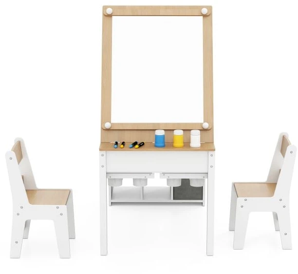 Dailės stalas ir 2 kėdės 120 x 60 x 60 cm