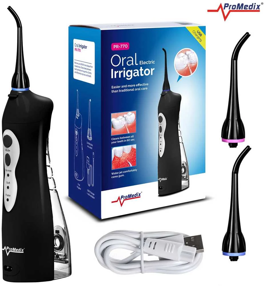Burnos irigatorius ProMedix PR-770, juodas