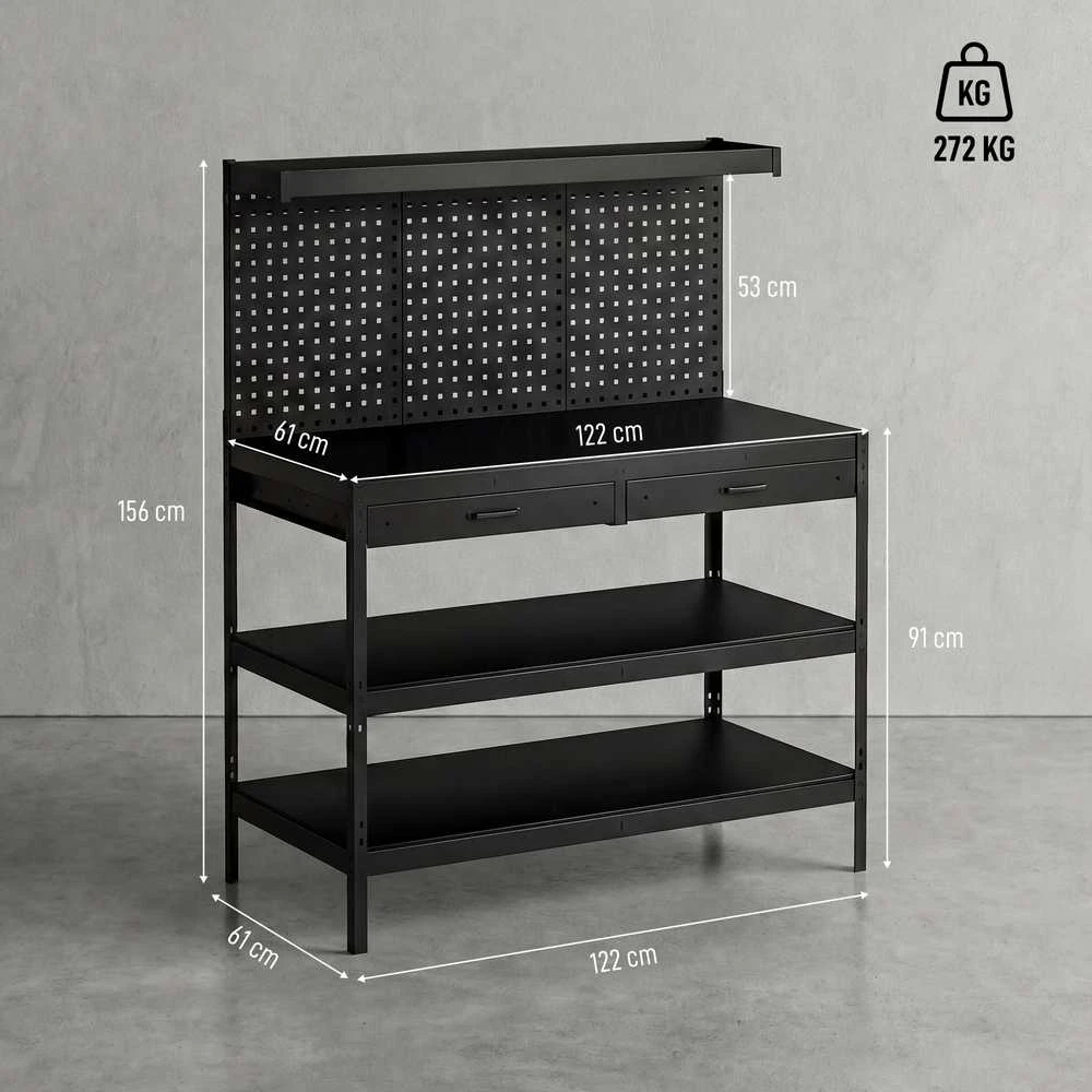 Darbastalis 122 x 61 x 156 cm