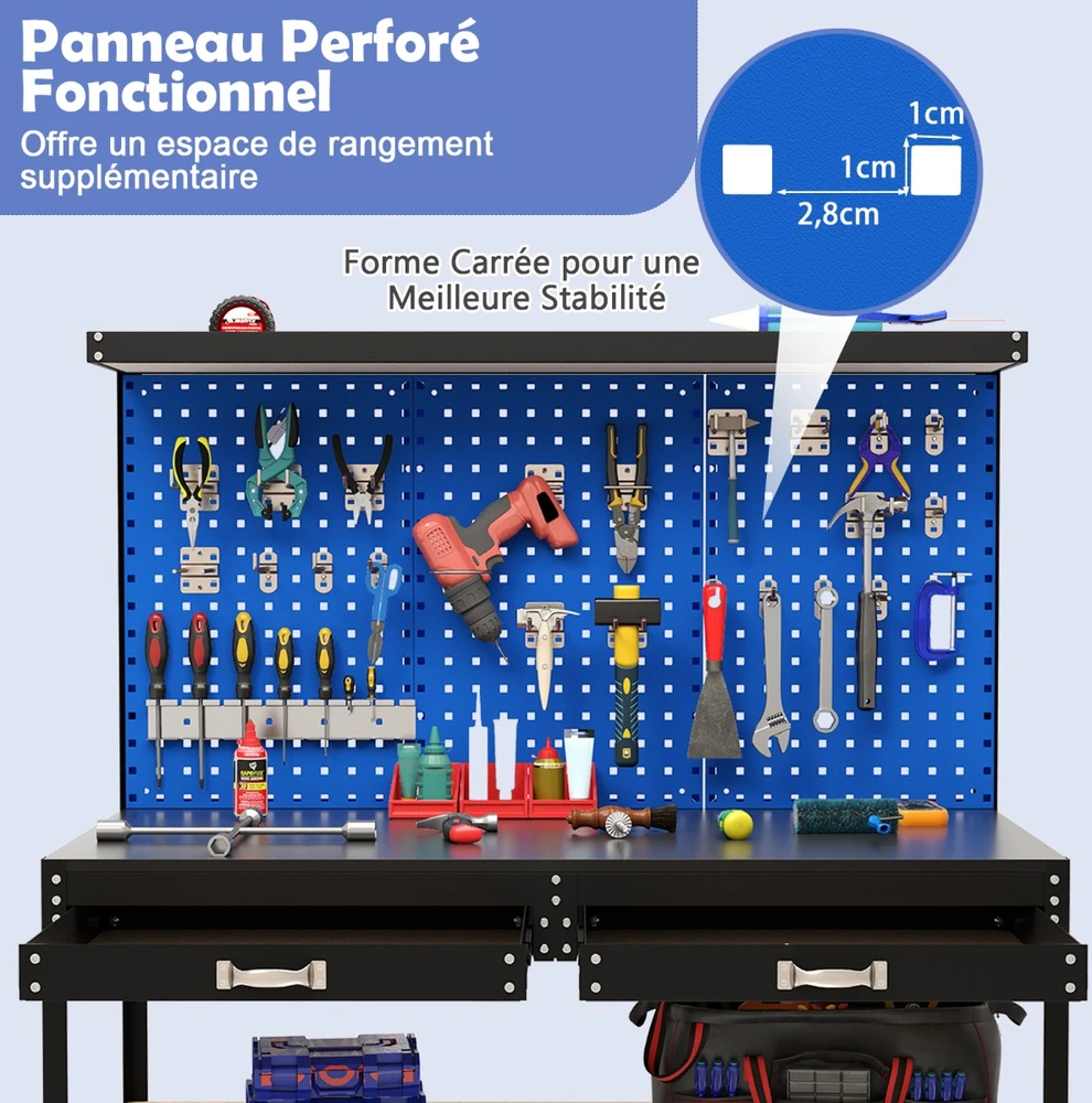 Darbo stalas 121 x 61 cm