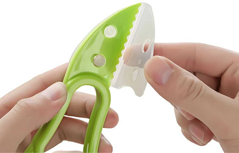 Daugiafunkcinė avokadų pjaustyklė su ergonomine rankena