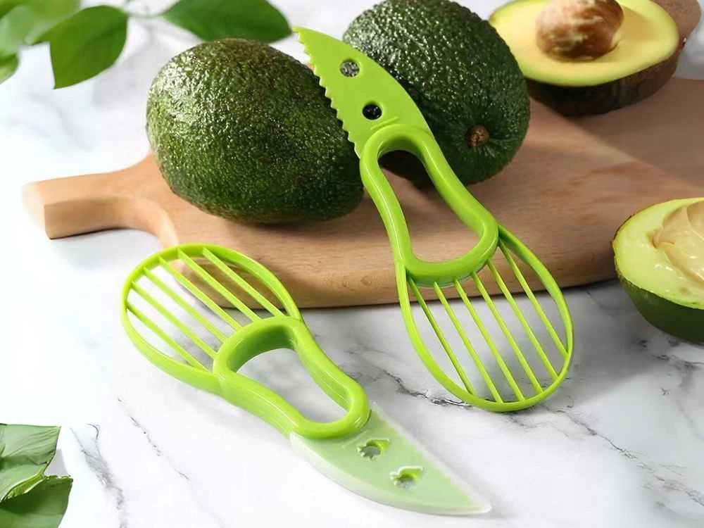 Daugiafunkcinė avokadų pjaustyklė su ergonomine rankena