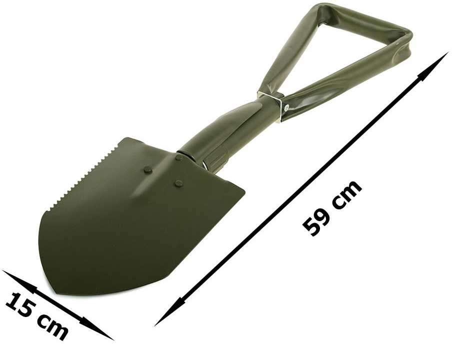 Verk Group Daugiafunkcinė kastuvė su kilpa ir pjūklu 59 cm