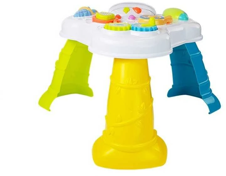 Daugiafunkcinis interaktyvus staliukas Baby Learning table, įvairių spalvų
