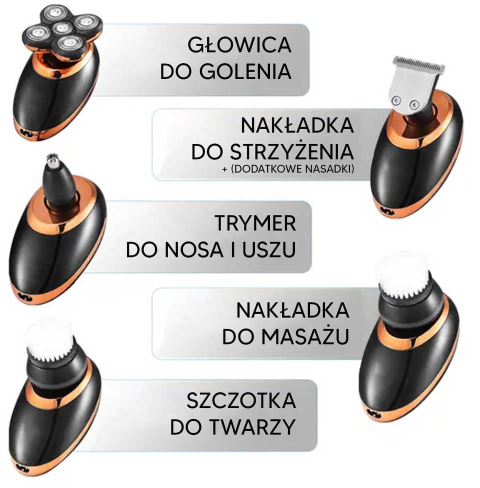 ATL Galvos ir barzdos plaukų skustuvas
