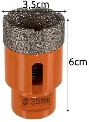 Diamond Deimantinis grąžtas - skylių pjūklas 35 mm Bigstrene 22875