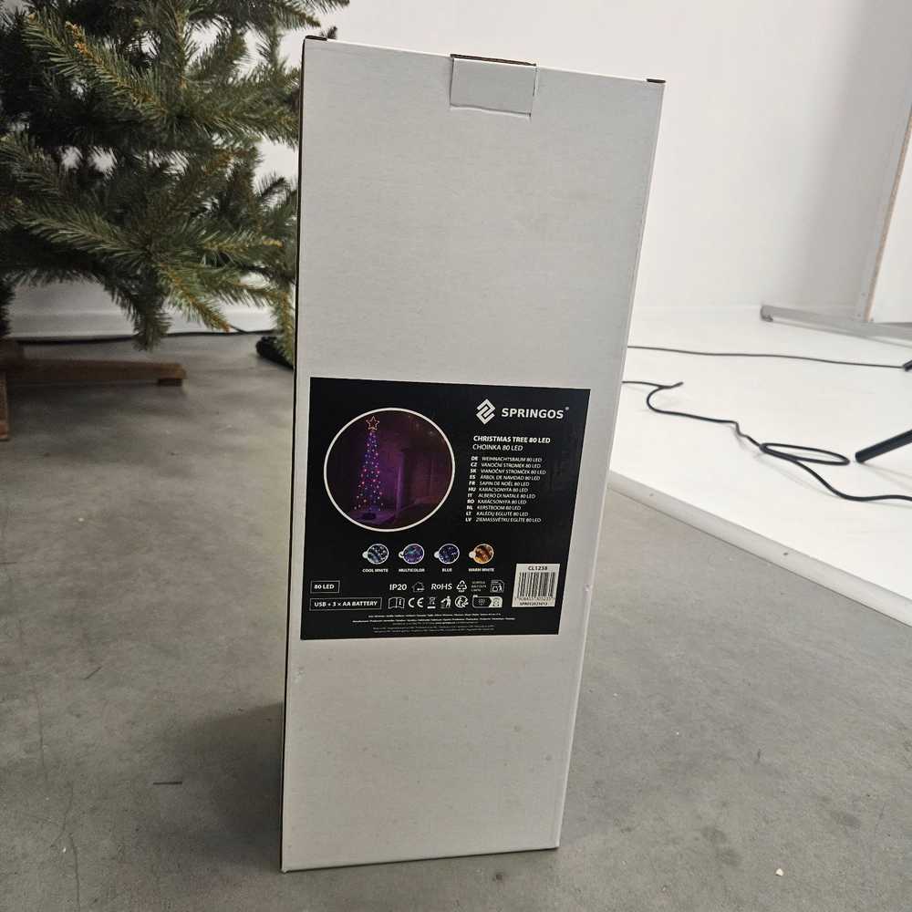 Springos Dekoratyvinė LED eglutė CL1238 80 LED 45 cm