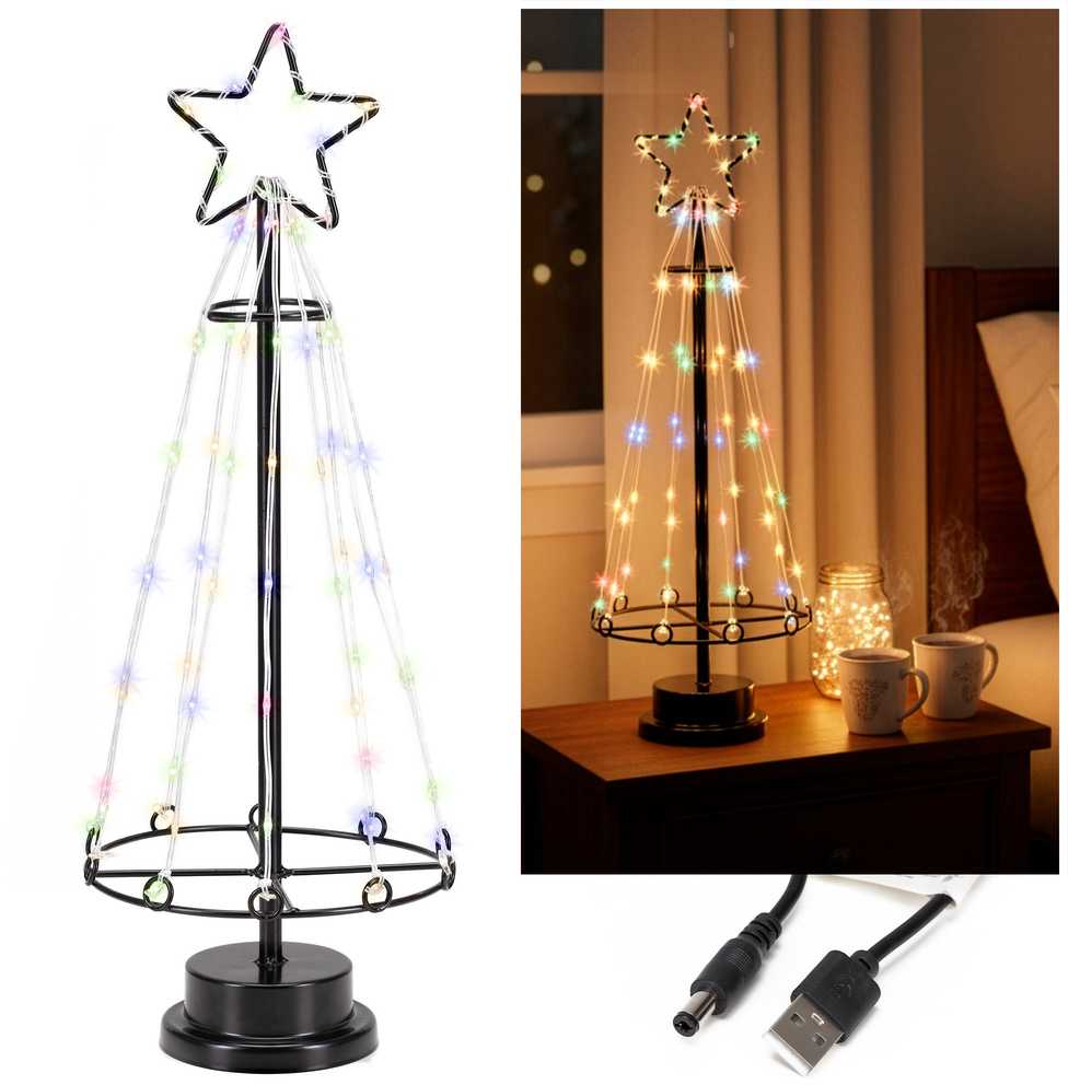 Springos Dekoratyvinė LED eglutė CL1238 80 LED 45 cm