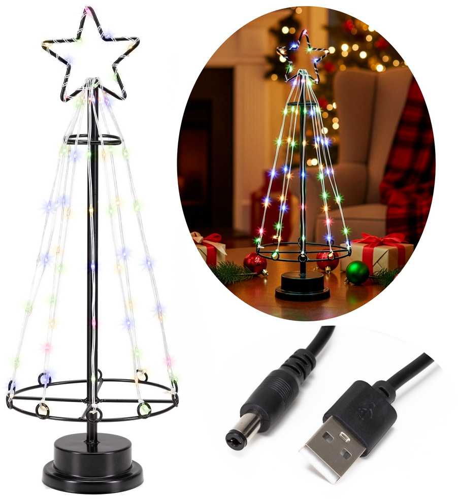 Springos Dekoratyvinė LED eglutė CL1238 80 LED 45 cm