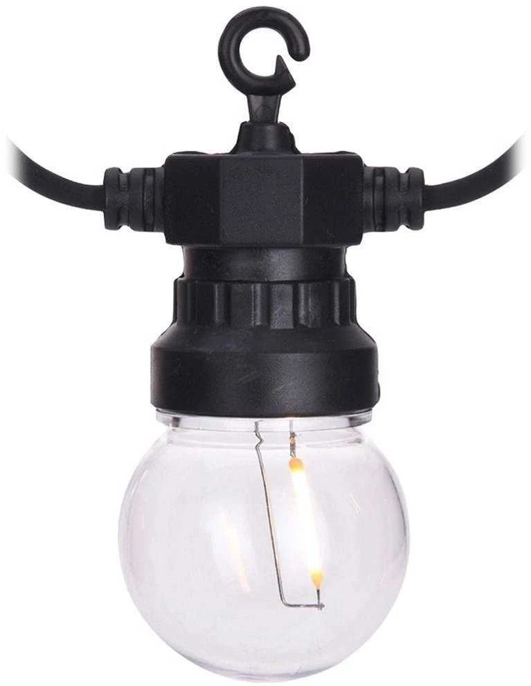 ProGarden Lauko lempučių girlianda 7,5 m, 10 LED švieselių, šilta šviesa