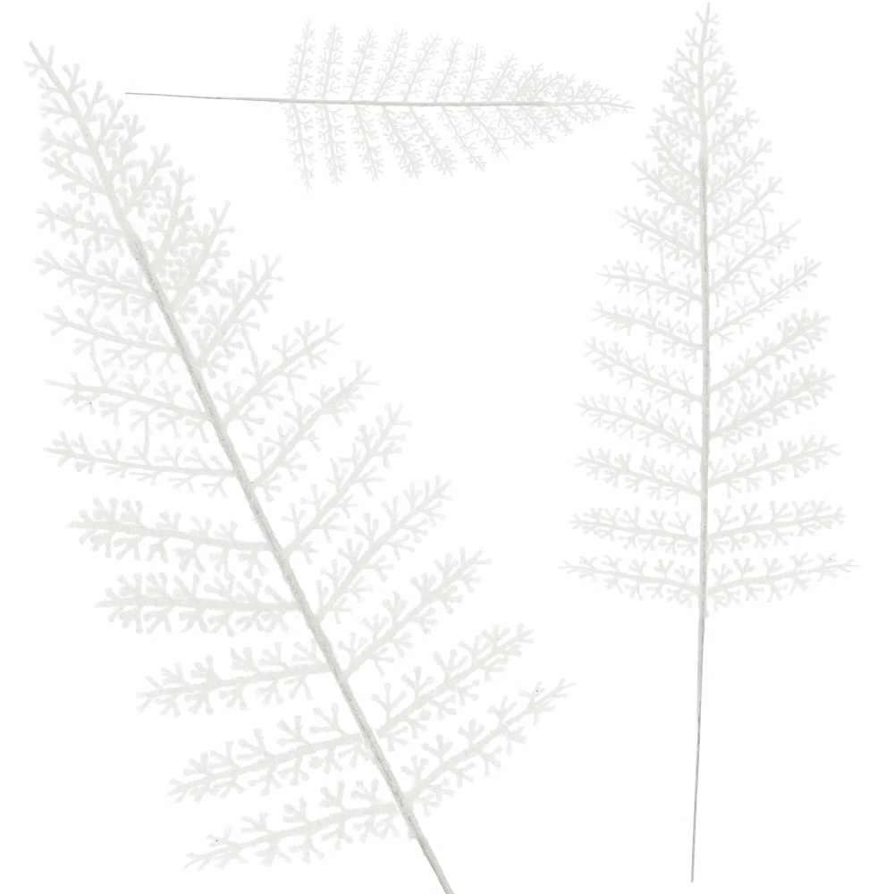 Dekoratyvinė šakelė Springos 44 cm, balta