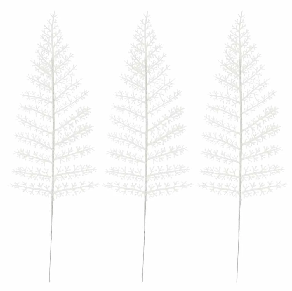 Dekoratyvinė šakelė Springos 44 cm, balta