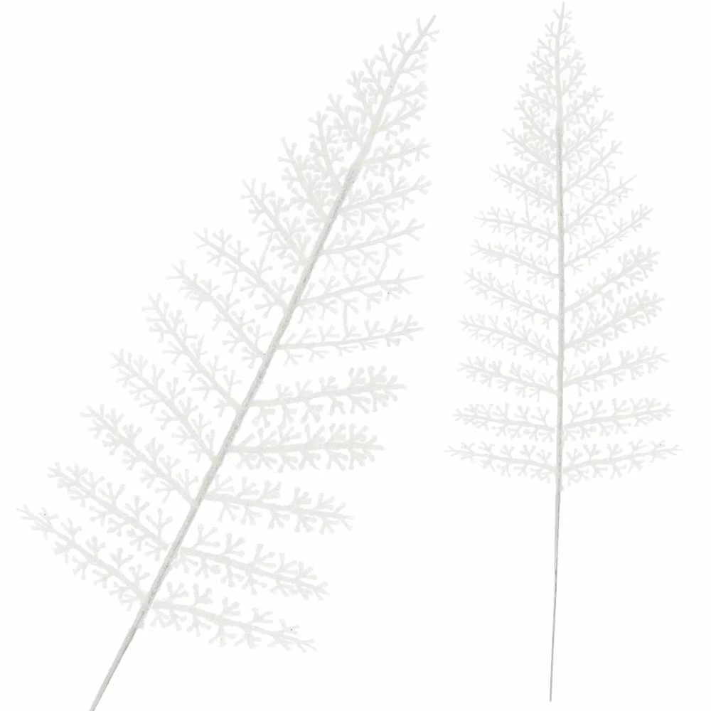 Dekoratyvinė šakelė Springos 44 cm, balta