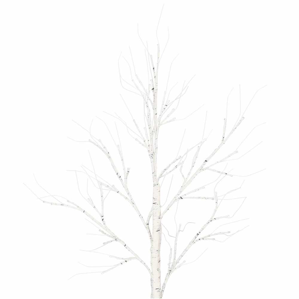 Dekoratyvinis beržo imitacijos medis Springos 180 cm su 96 LED