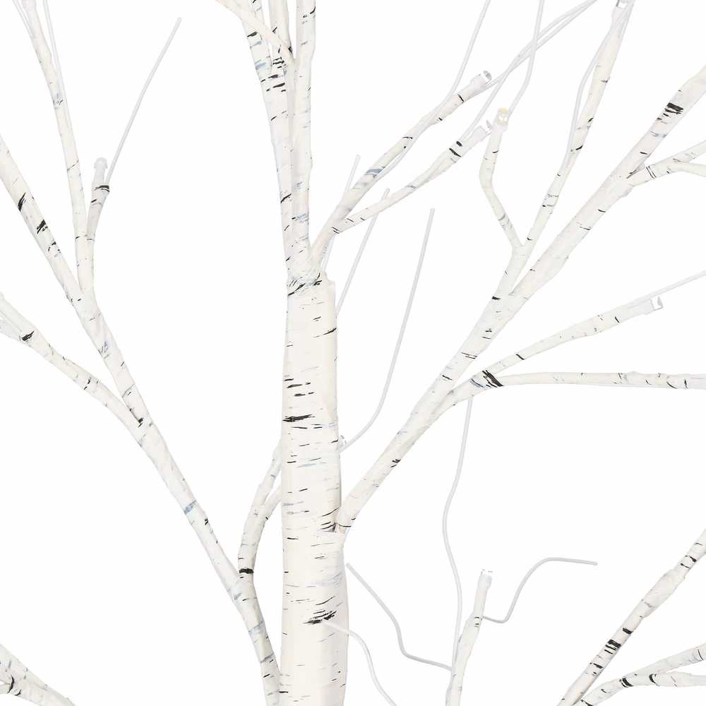 Dekoratyvinis beržo imitacijos medis Springos 180 cm su 96 LED
