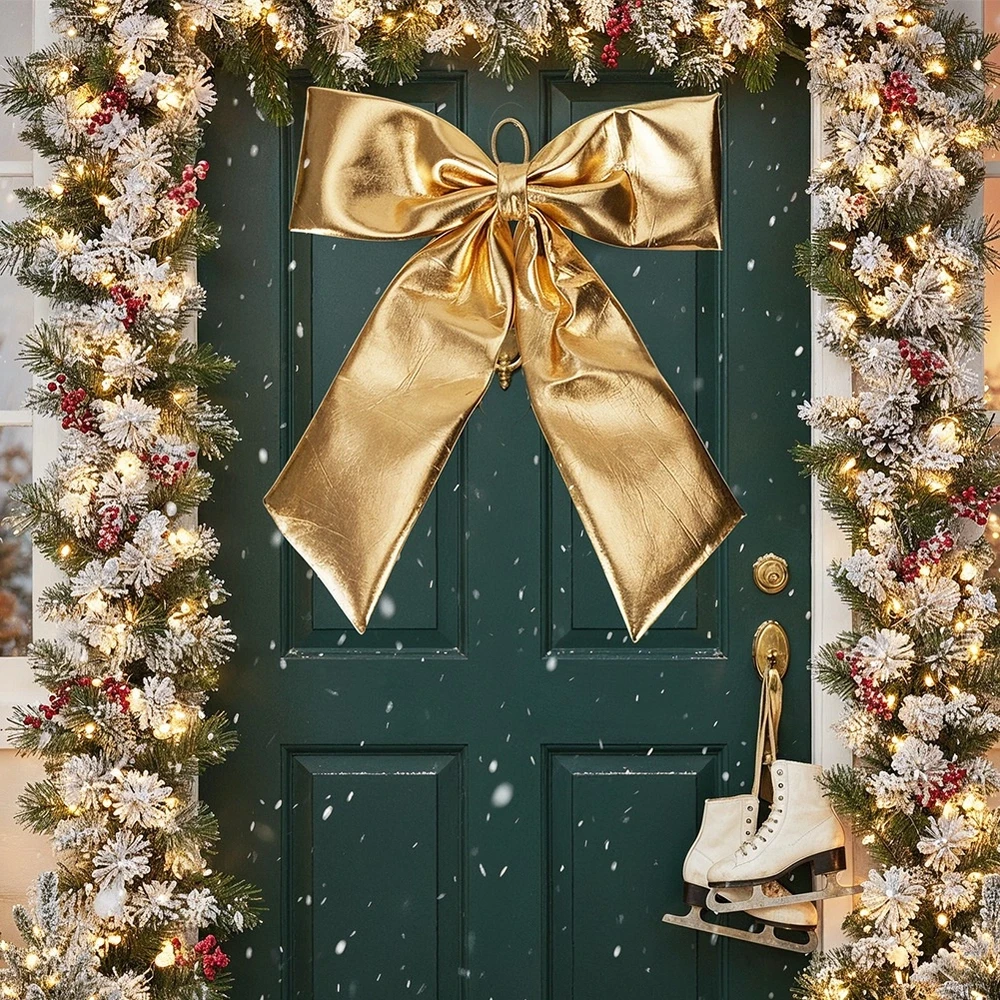 Christmas Decoration Dekoratyvinė juosta XXL 68x80 cm - Aukso spalva - Kalėdinė dekoracija