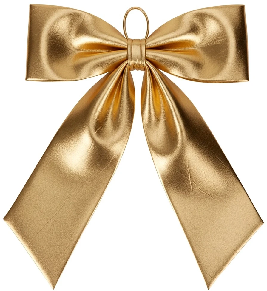 Christmas Decoration Dekoratyvinė juosta XXL 68x80 cm - Aukso spalva - Kalėdinė dekoracija