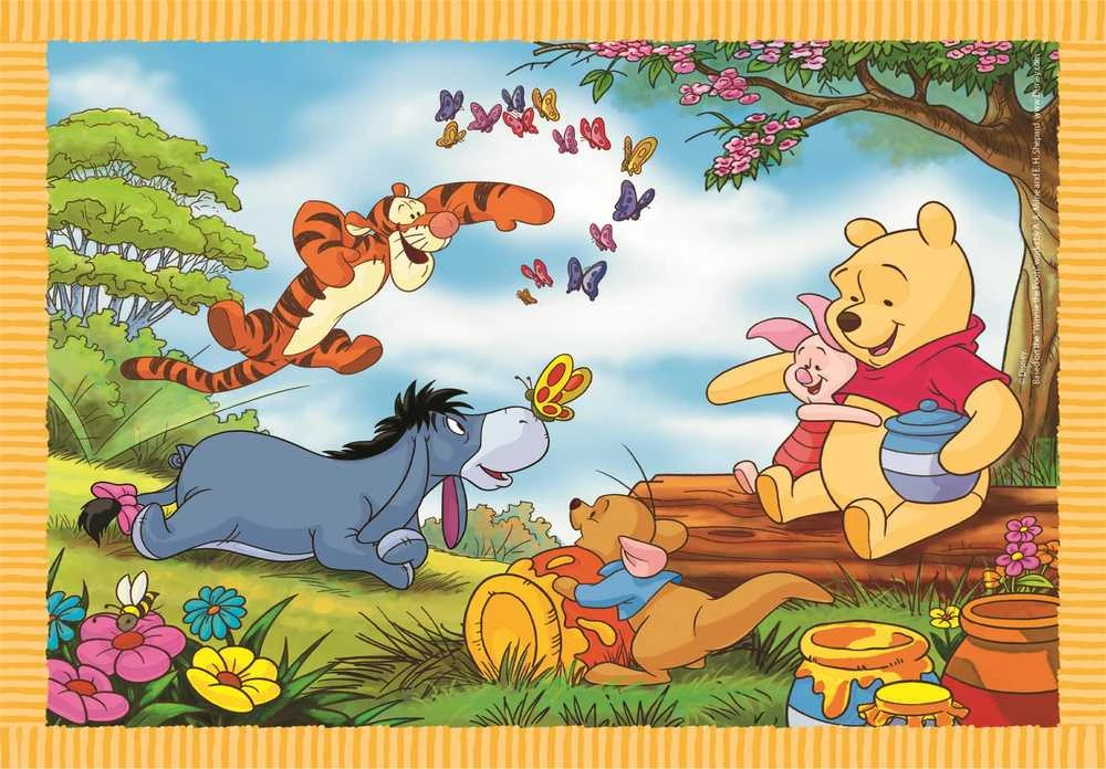Clementoni Dėlionė 72 vnt. - Mikė Pūkuotukas