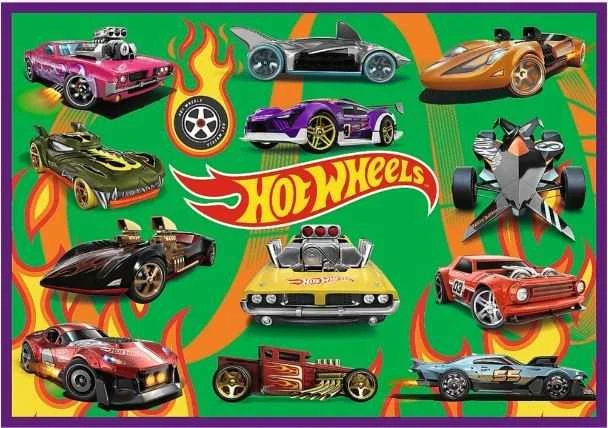 Trefl Dėlionė 4x250 vnt. - HotWheels
