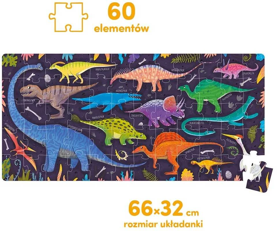 CzuCzu Dėlionė 60 vnt. - Dinozaurai