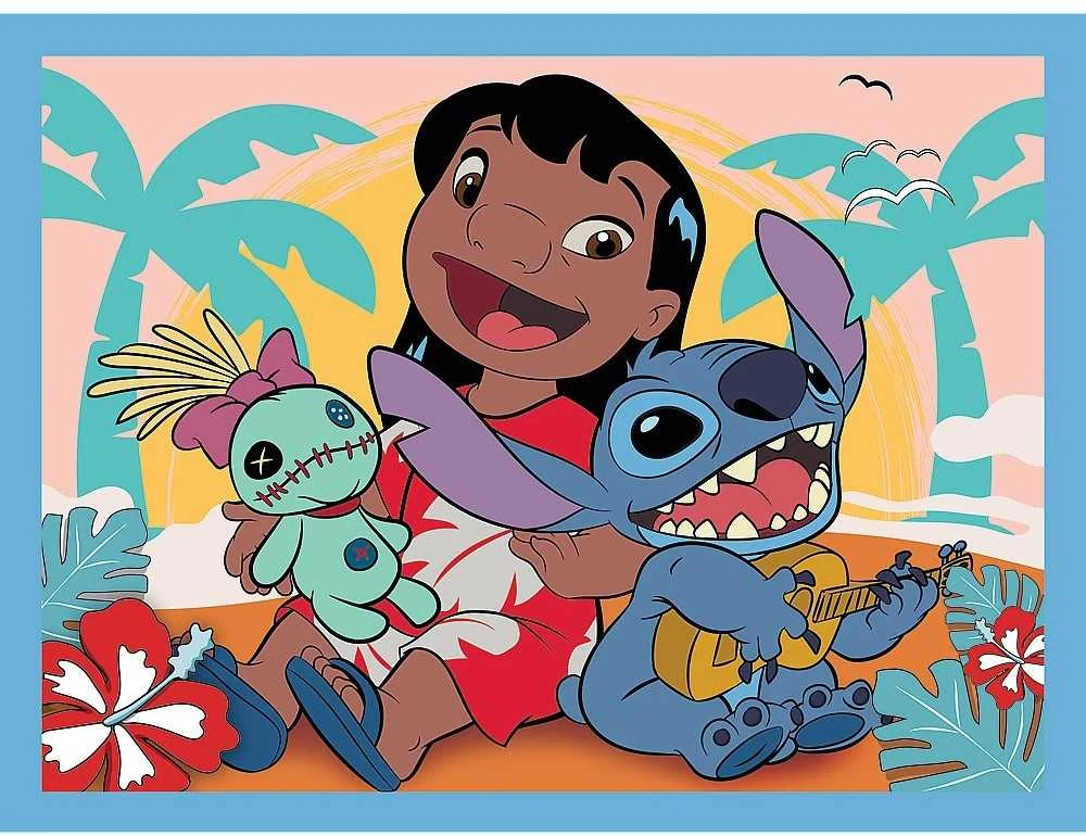 STITCH TREFL 30+ 48+ 24 memo kortelės dėlionė-žaidimas