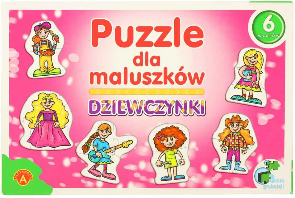 Dėlionė Alexander Aleksandro galvosūkiai ir galvosūkiai - galvosūkis kūdikiams - mergaitės
