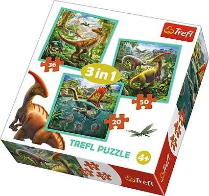 Trefl Dėlionė 106 vnt. - Dinozaurai