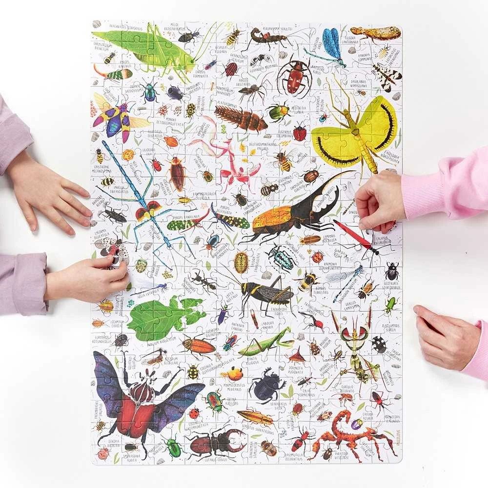Czuczu Puzlės „Puzzlove“ Vabzdžiai, 200 Detalių
