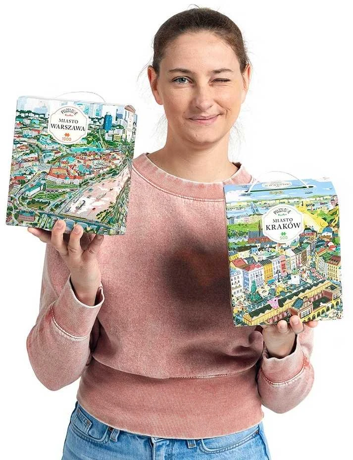 CzuCzu Dėlionė 1000 vnt. - Varšuvos miestas