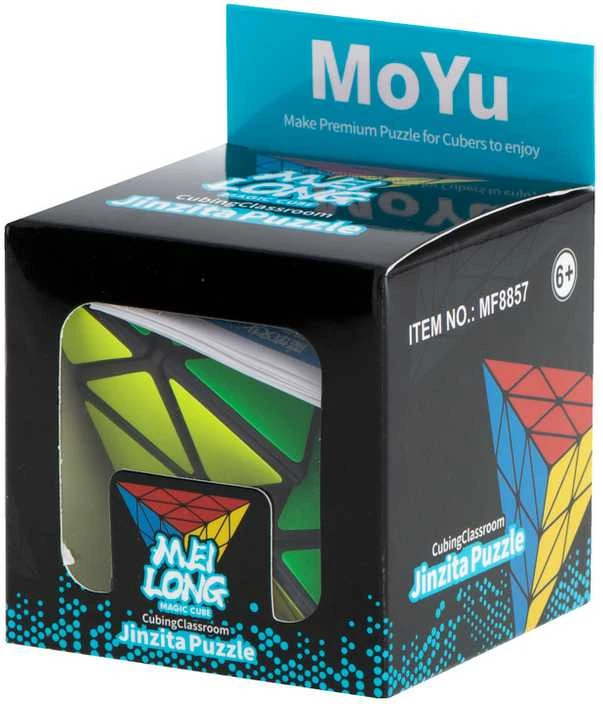 KIK PYRAMINX dėlionės kubo žaidimas Juodas MoYu