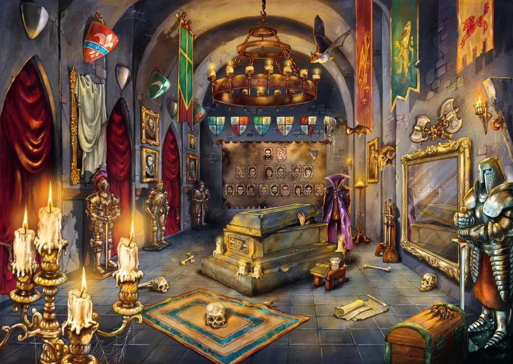 Ravensburger Dėlionė 1000 vnt. - Vampyro pilis