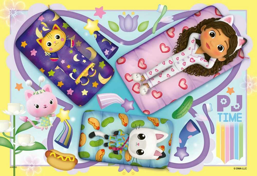 Ravensburger Gabby's Dollhouse Dėlionė 2x12 vnt.