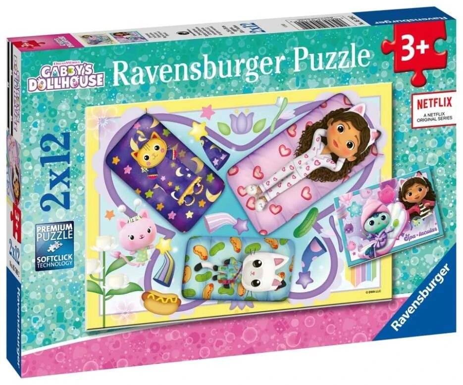 Ravensburger Gabby's Dollhouse Dėlionė 2x12 vnt.