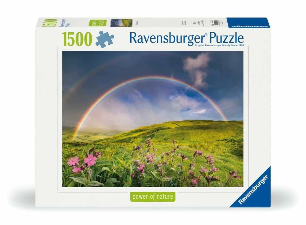 Ravensburger Dėlionė 1500 vnt. - Vaivorykštė virš pievos