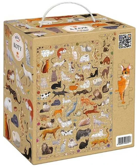 Dėlionė su katėmis, 1000 detalių, CzuCzu Puzzlove