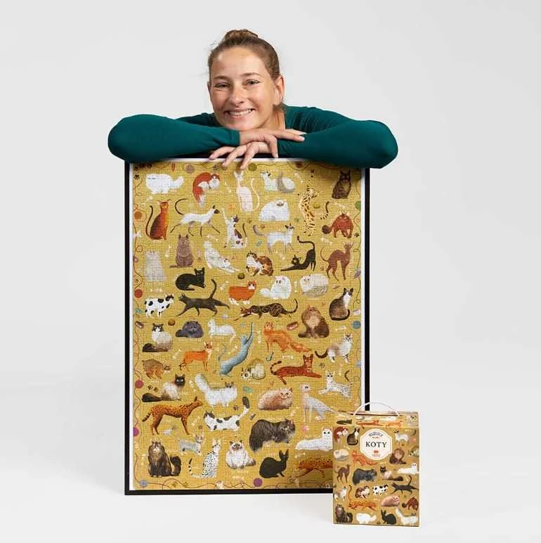 Dėlionė su katėmis, 1000 detalių, CzuCzu Puzzlove