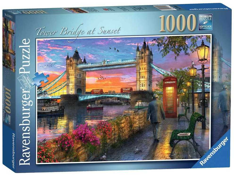 Ravensburger Dėlionė 1000 vnt. - Tiltas saulėlydžio metu