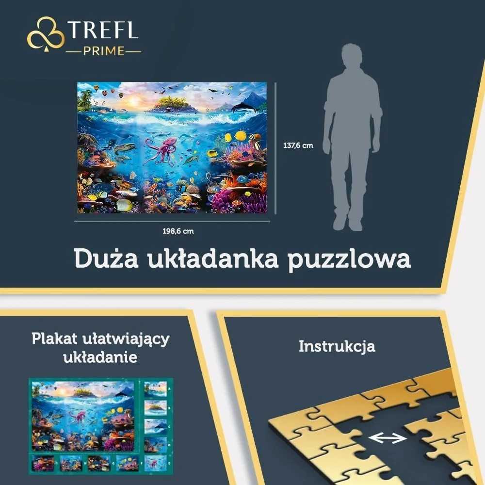 Trefl Dėlionė 13500 vnt. - Pasinerkite į povandeninį rojų