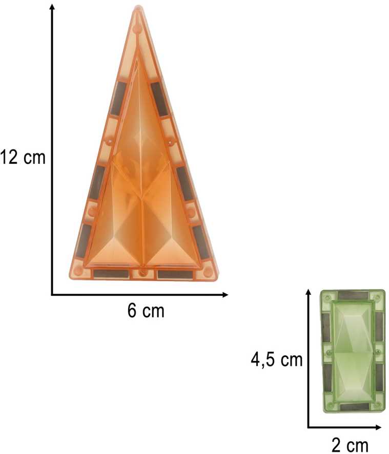 3D konstrukcinės magnetinės kaladėlės šviečiantis gyvūnų parkas 90 el.