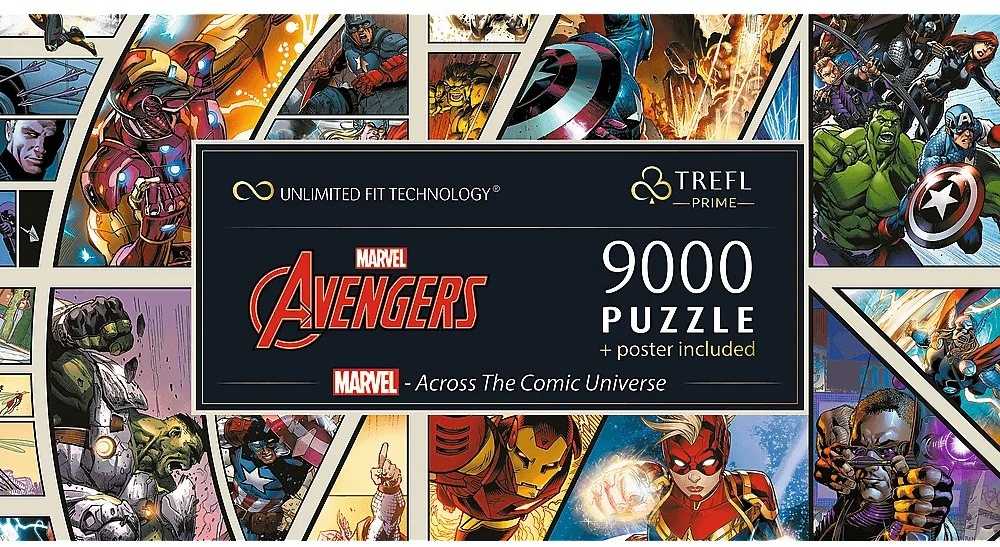 Trefl Dėlionė 9000 vnt. - Marvel: Keršytojai