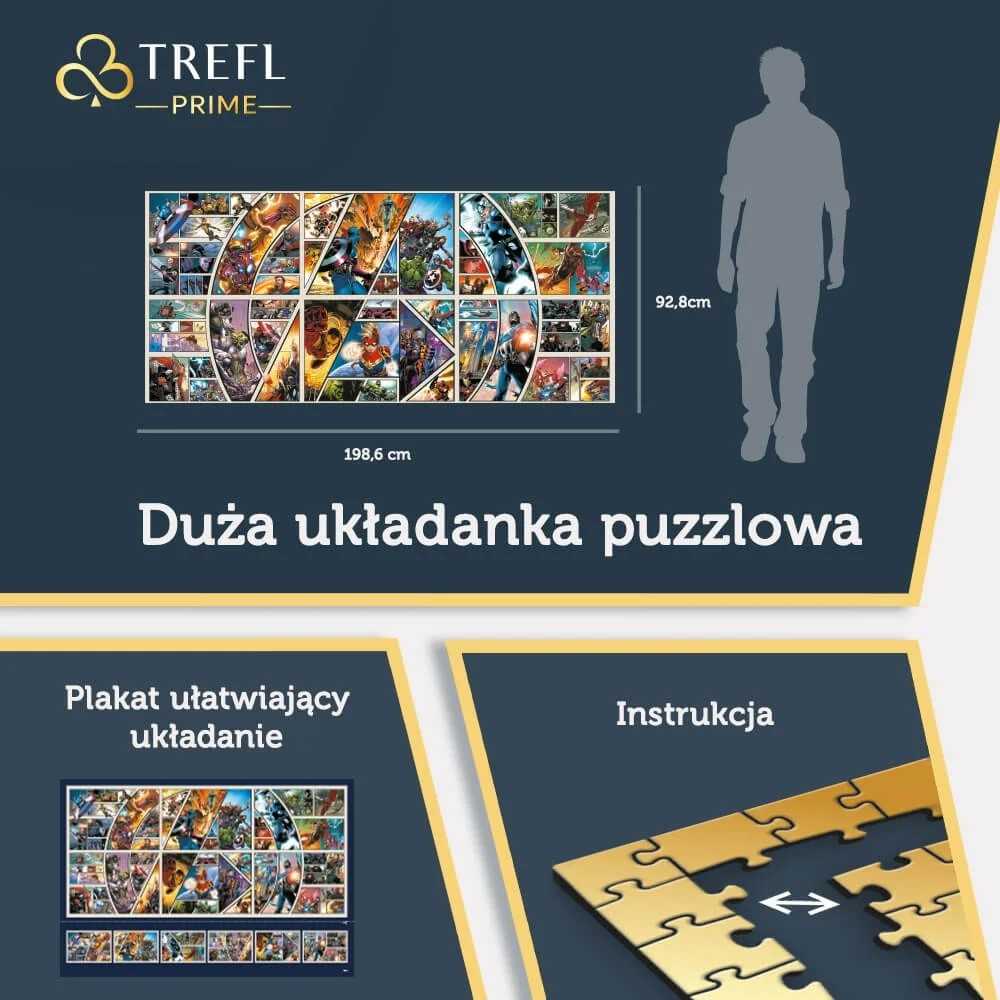 Trefl Dėlionė 9000 vnt. - Marvel: Keršytojai