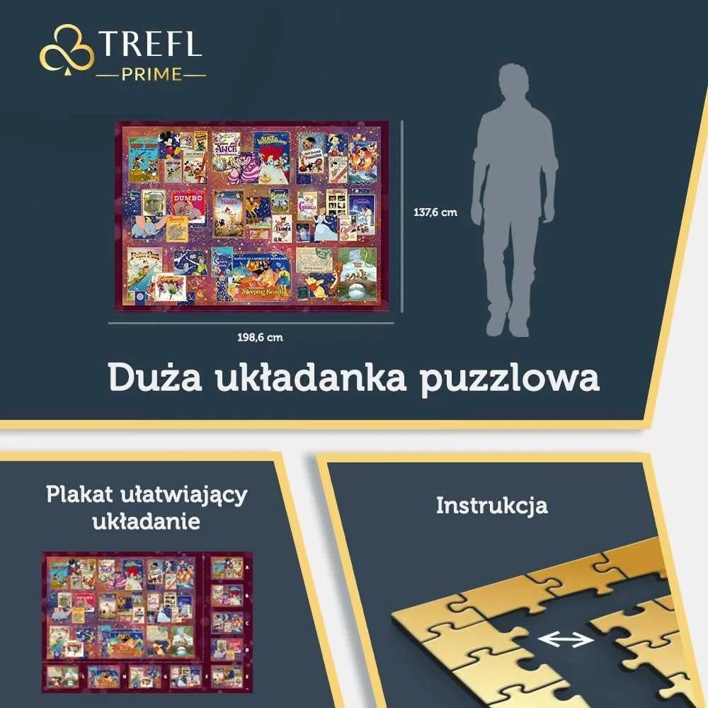 Trefl dėlionė 13500 vnt. - Auksinis Disnėjaus amžius