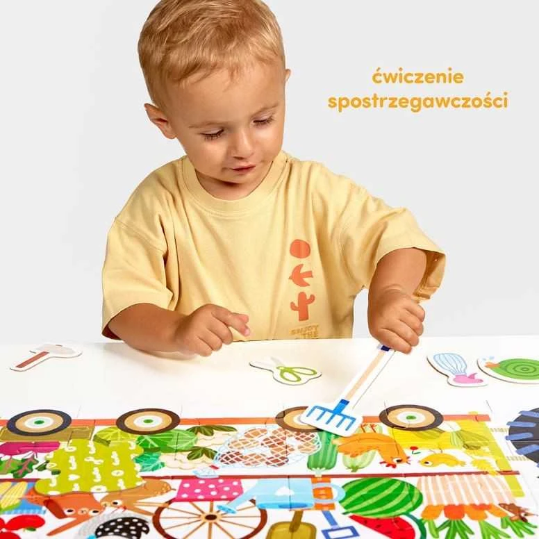 Dėlionė CzuCzu Moto puzzle Tractor moto puzzle for children 24 pieces ZA5555