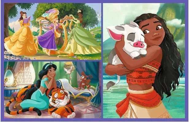 Trefl Dėlionė 2x70 vnt. - Disney princesės