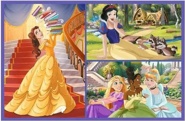 Trefl Dėlionė 2x70 vnt. - Disney princesės
