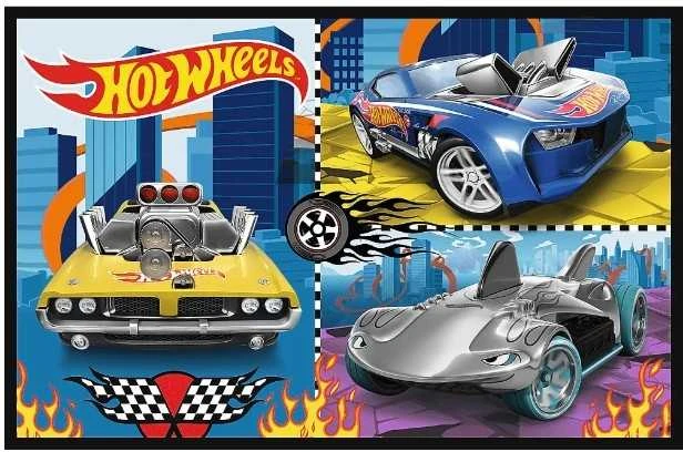Trefl Dėlionė 3x70 vnt. - Hot Wheels