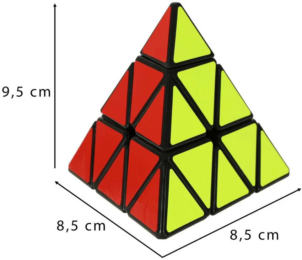 Dėlionės žaidimas PYRAMINX dėlionės kubas 9,7 cm
