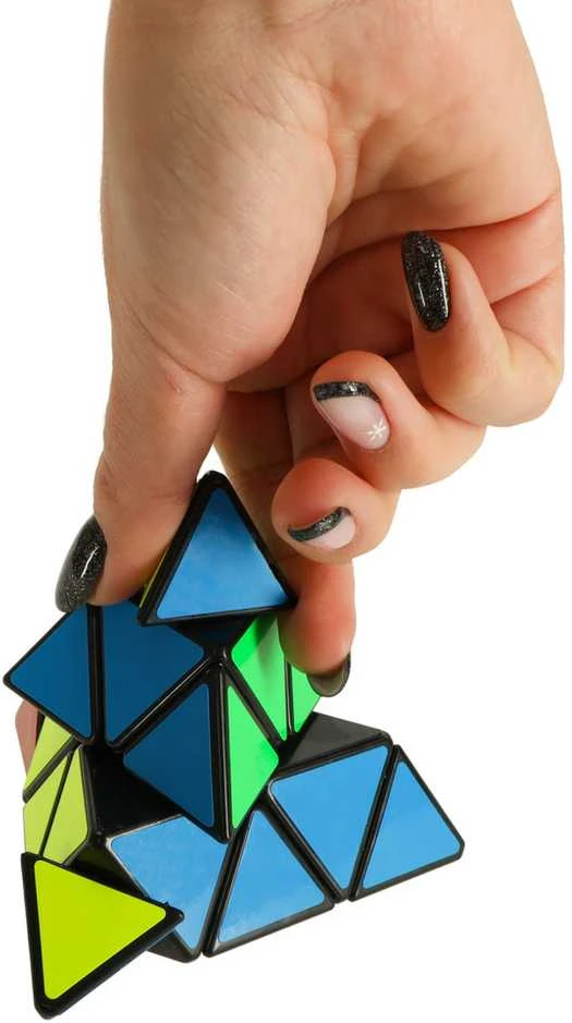 Dėlionės žaidimas PYRAMINX dėlionės kubas 9,7 cm